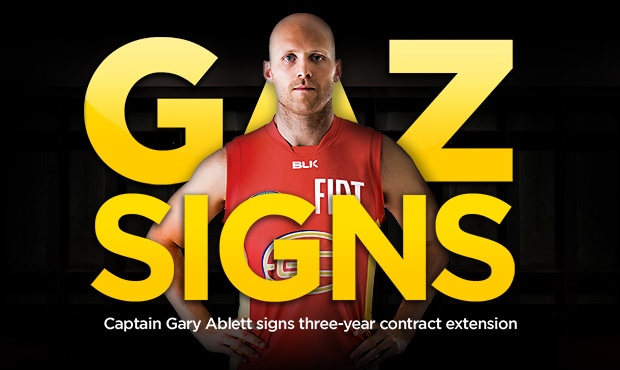 AFL 2015 Rd 01 - Melbourne v Gold Coast Gary Ablett of the Suns in action during the 2015 AFL Round 01 match between the Melbourne Demons and the Gold Coast Suns at the MCG, Melbourne on April 04, 2015. (Photo: Michael Willson/AFL Media)